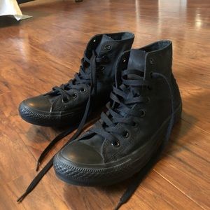 Original all black high top converse